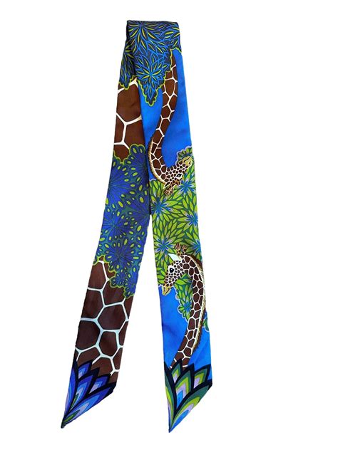 hermes giraffe twilly|Hermes twilly scarves.